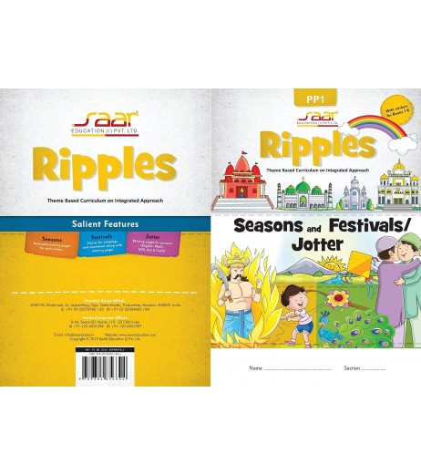 Ripples Book (PP1) Part 1 to Part 8 + Wipe – Clean Fun Mat book for Nursey
